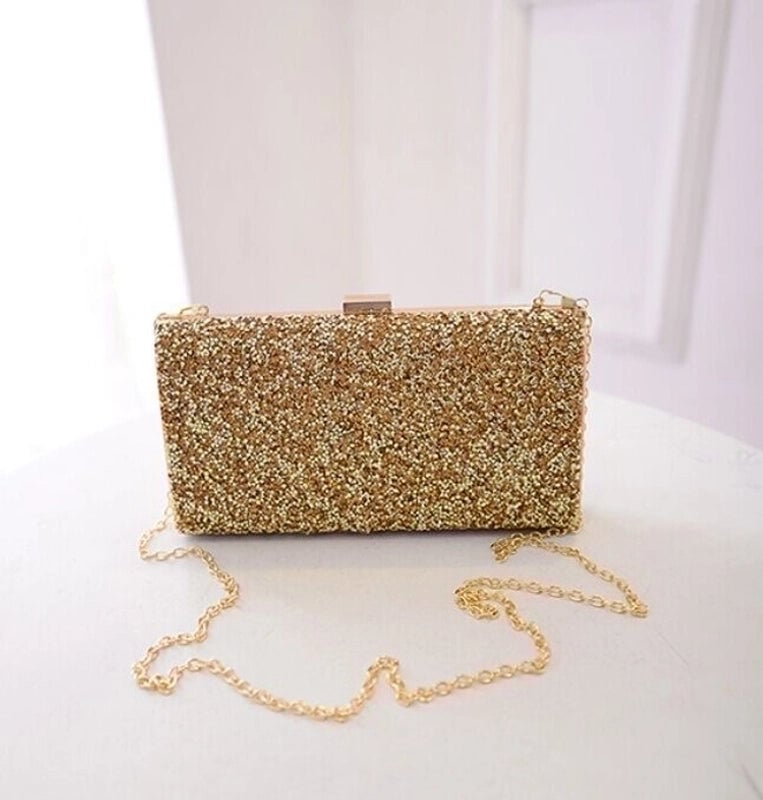 Silk Solid Color Square Evening Bags