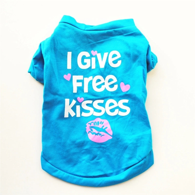 Sales Puppy Clothes Spring And Summer Short Sleeved T-shirt