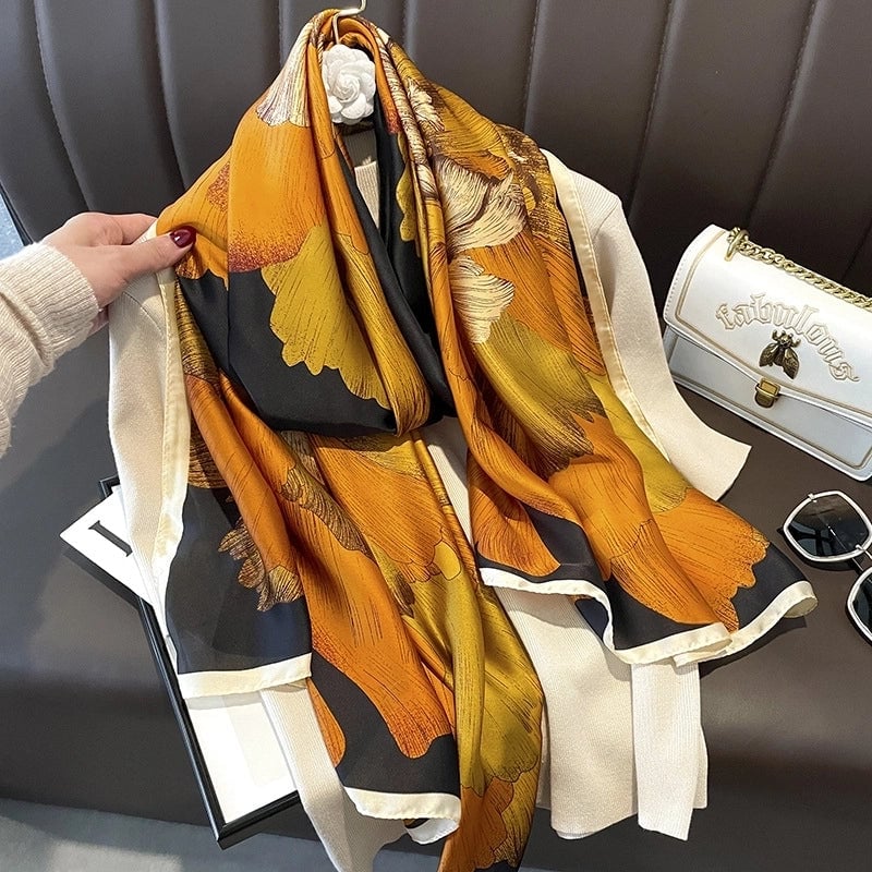 Fashion Silk Scarf (707 Main Color) Nhcj0164-707 Main Color