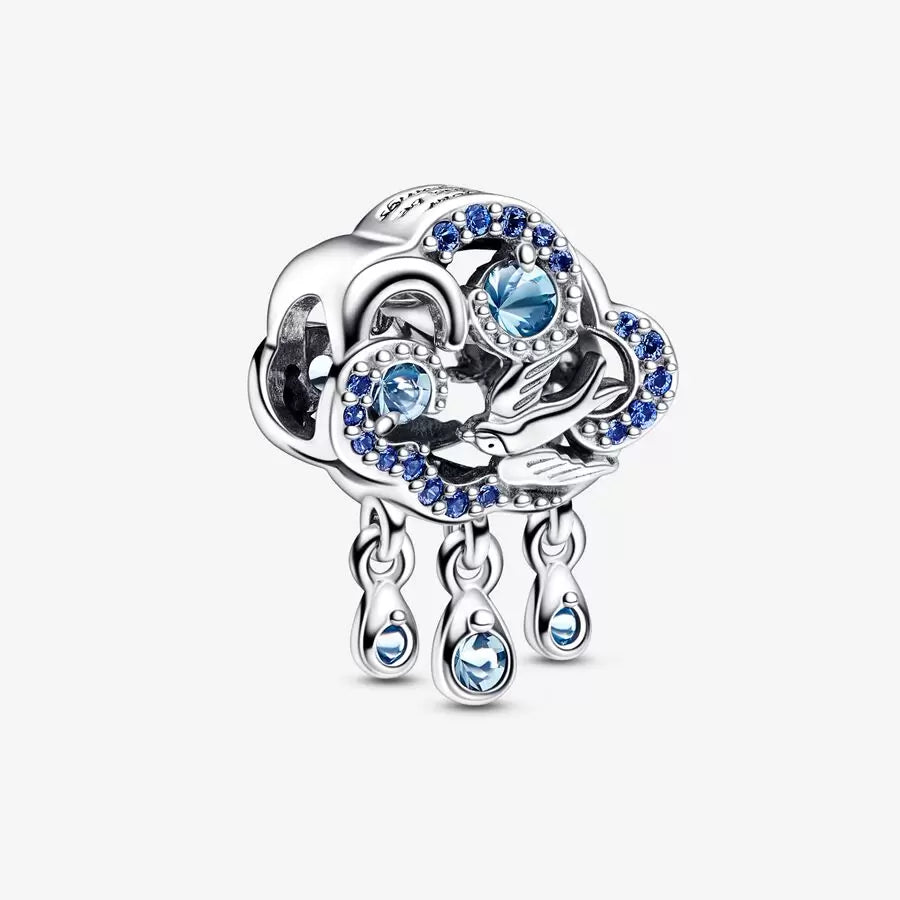 Cloud & Swallow Pandora Charm