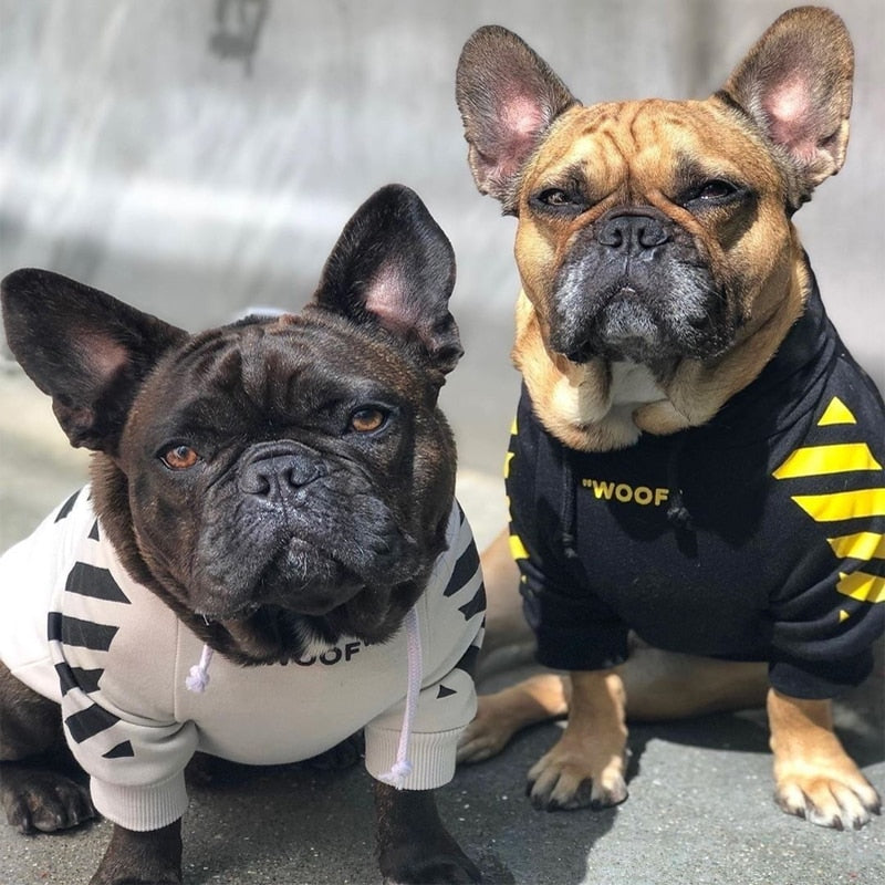 Striped Pattern Dog Hoodie