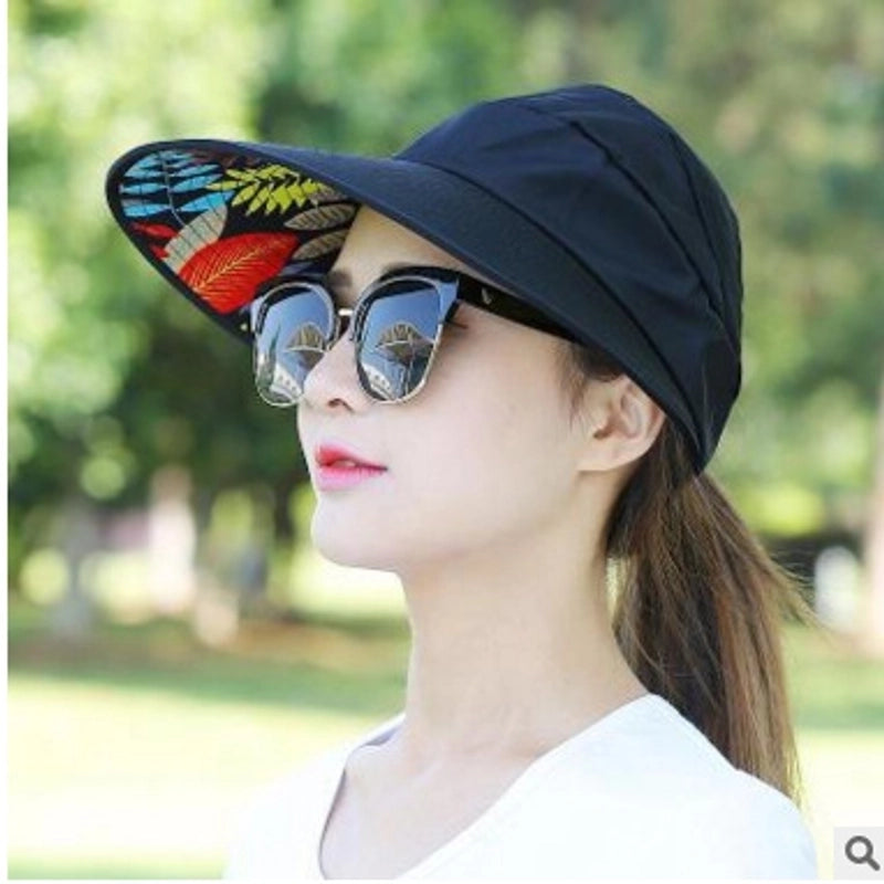 Women's Elegant Basic Minimalist Flower Big Eaves Sun Hat