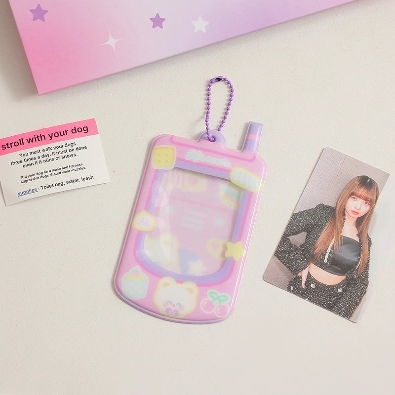 Women's Cartoon Pvc Open Card Holders