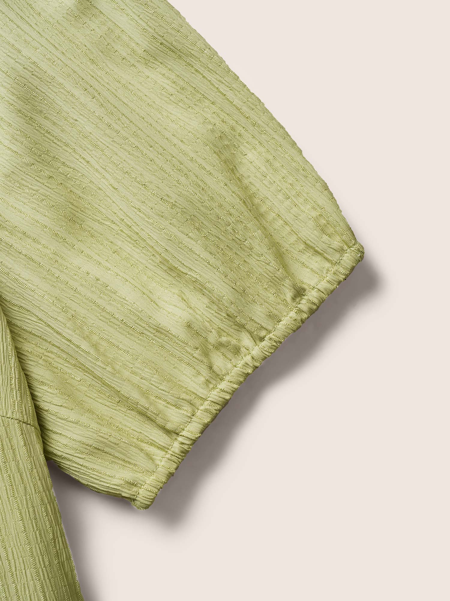 Texture Gathered Ruffle Layered Hem Midi Dress