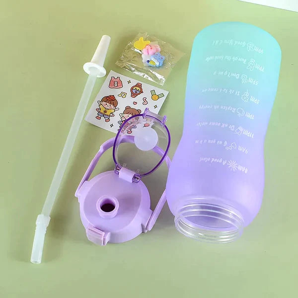 3PCS sports water bottle