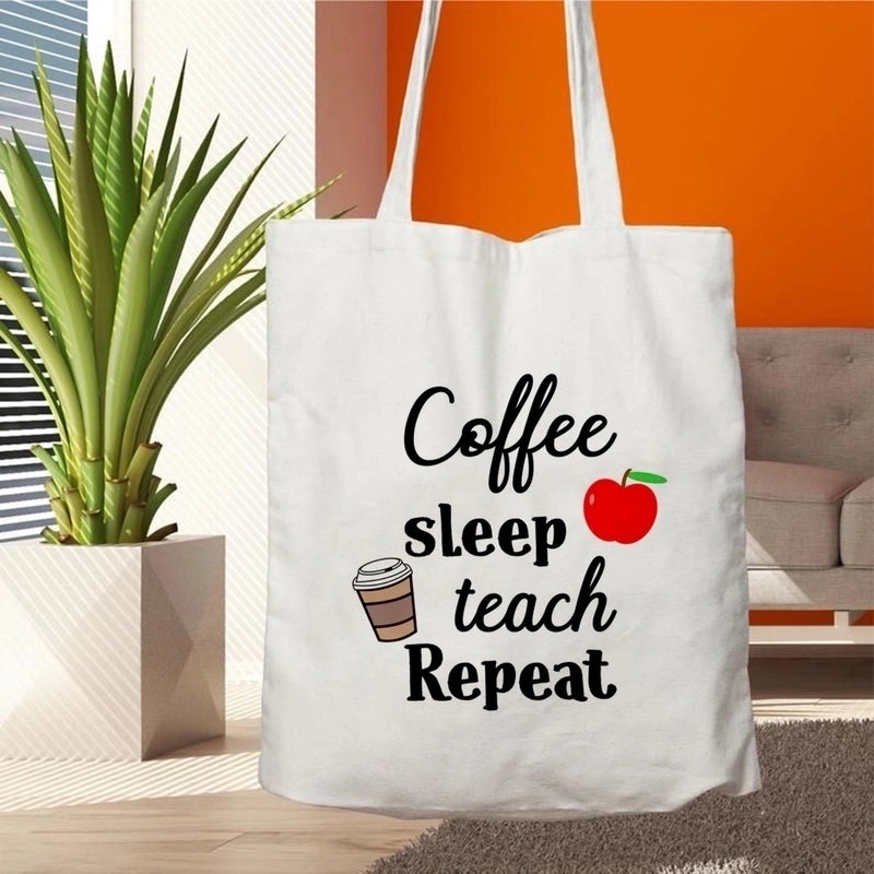 Women's Minimalist Letter Shopping Bags