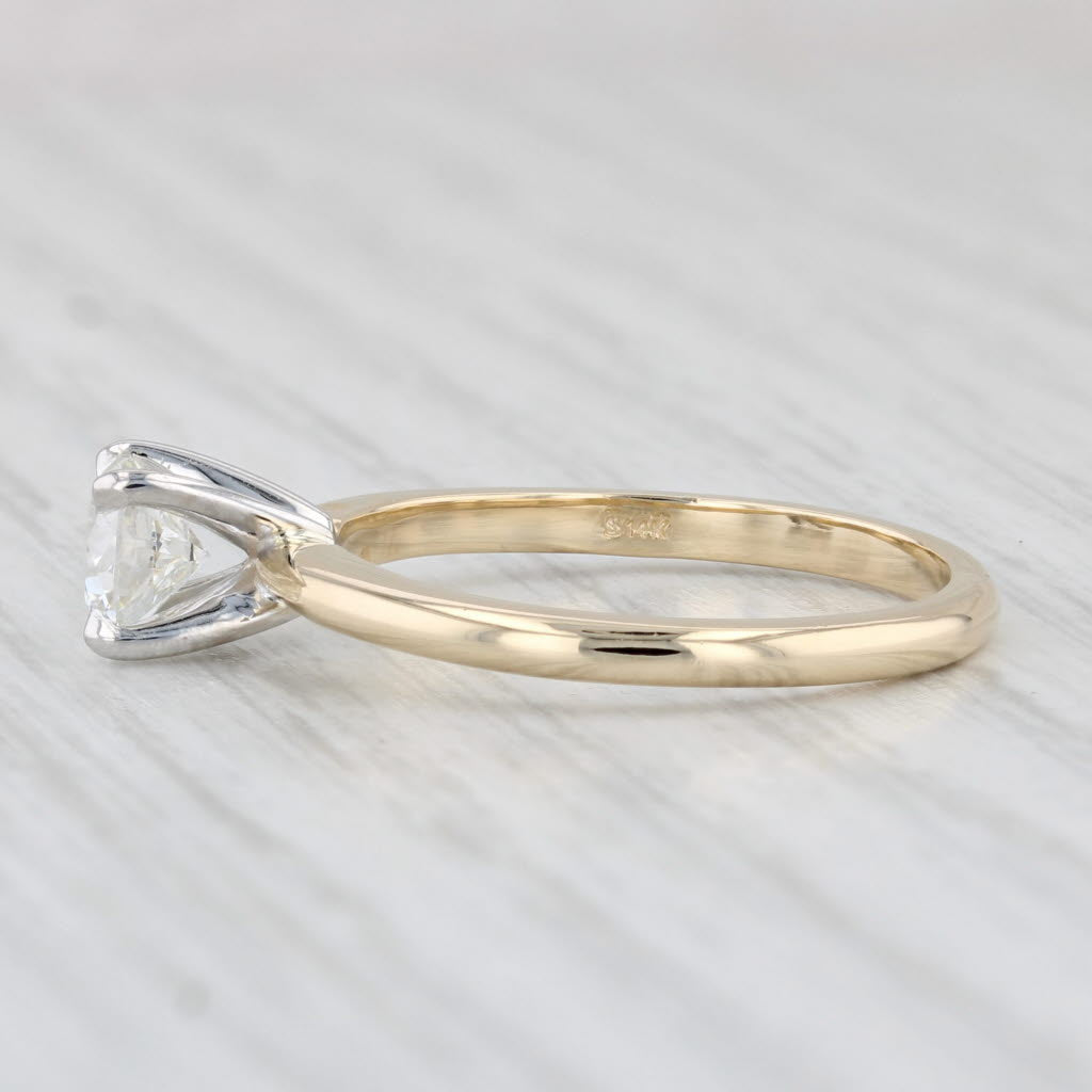 New 0.70ct Round VS2 Diamond Solitaire Engagement Ring 14k Yellow Gold Sz 7 GIA