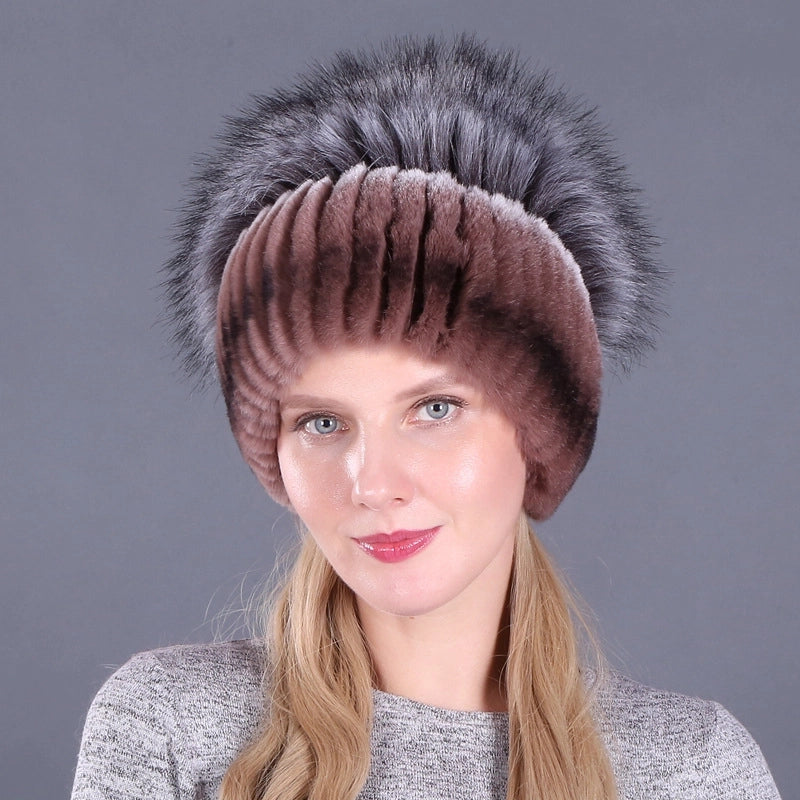 Women's Basic Solid Color Eaveless Wool Cap