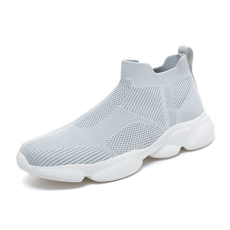 Men's Fly-Woven High-Top Breathable Casual Shoes