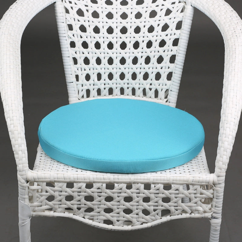 Round Outdoor Cushion Fat Cushion Customized Four Seasons Universal Cushion Solid Color Cotton And Linen Fabric Removable And Washable Chair Cushion
