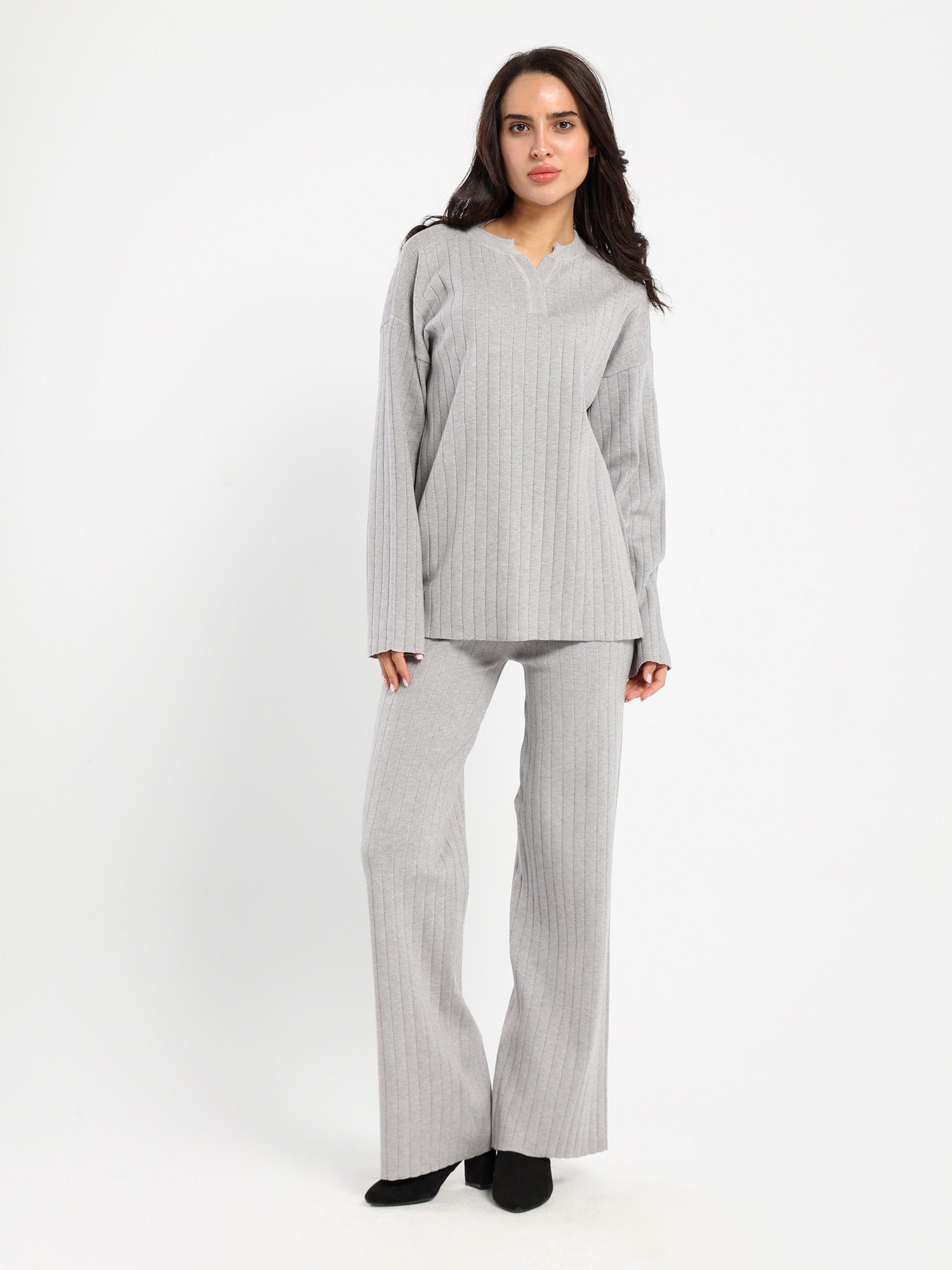 Ribbed Design Pants