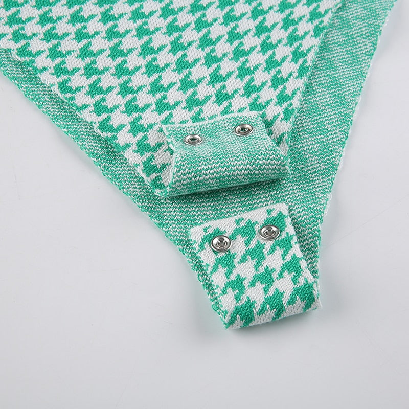 Hounds Tooth Polo Tee