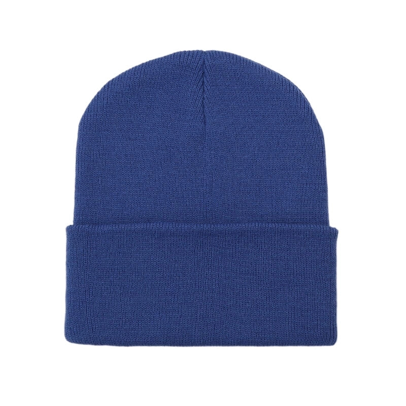Hat Women's Autumn And Winter Korean Style Solid Color Wool Hat Trendy Japanese Style Warm Knitted Hat Outdoor Wool Hat