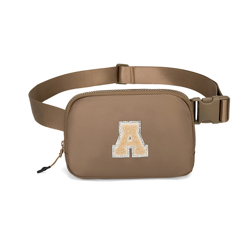 Women's Streetwear Letter Nylon Waist Bags