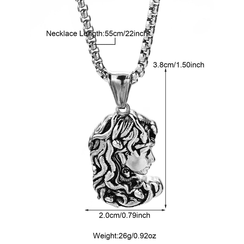 Modern Style Classic Style Portrait Cross Solid Color 304 Stainless Steel 18K Gold Plated Round Pendant Necklace