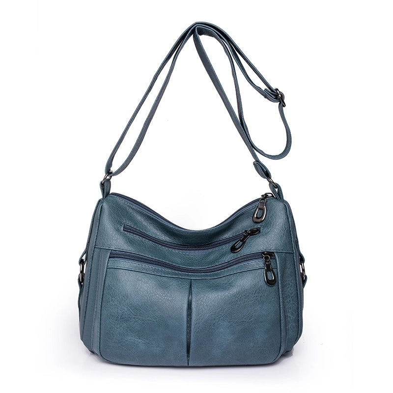 Women's Medium All Seasons Pu Leather Classic Style Tote Bag