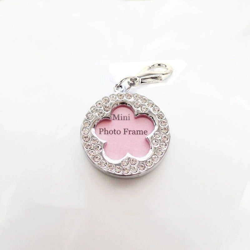 Cute Bone Love Heart Round Card Anti-lost Information Board Handwriting Pet Collar Decoration