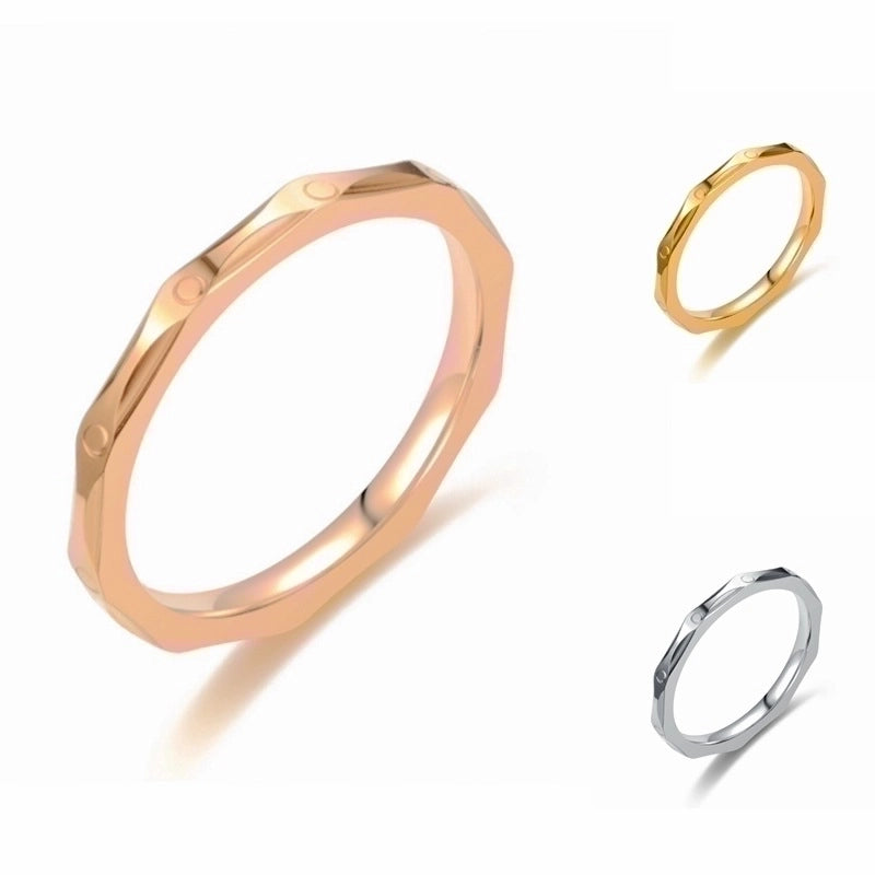 Rhombus Stainless Steel 18K Gold Plated