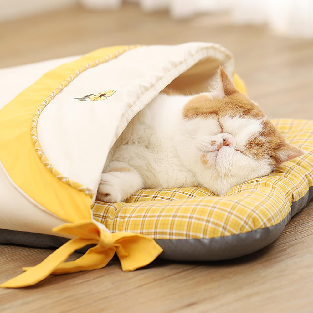 Sunflower Series Cat Cave Dog & Cat bed