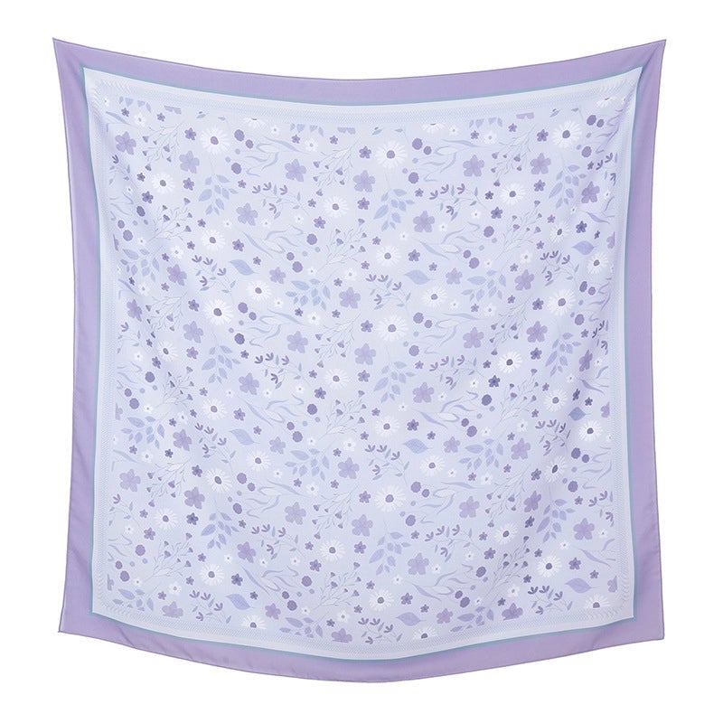 Women's Sweet Flower Polyester Kerchief