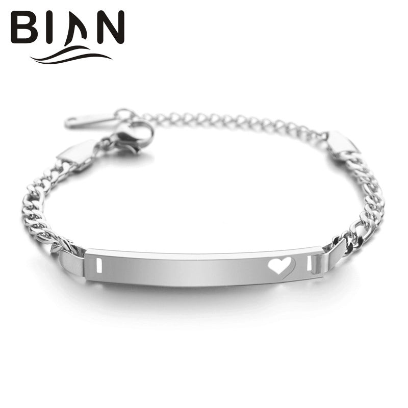 Minimalist Geometric 201 Stainless Steel 18K Gold Plated Stainless Steel Bracelets In Bulk
