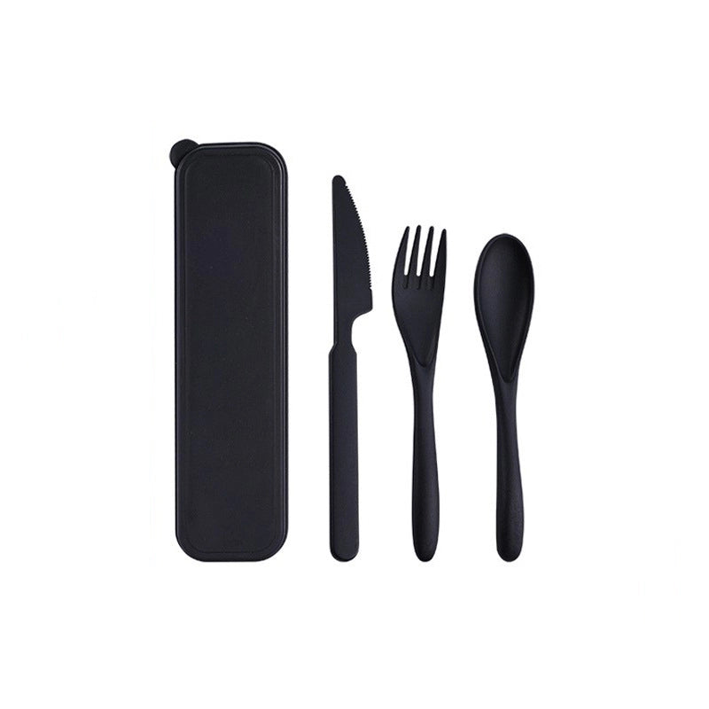 Casual Solid Color Wheat Straw Tableware 1 Set