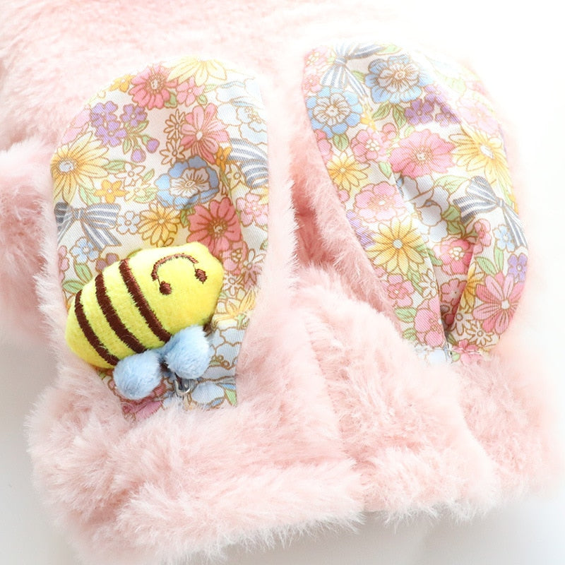 Fleece Rabbit Design Dog Cat Coat