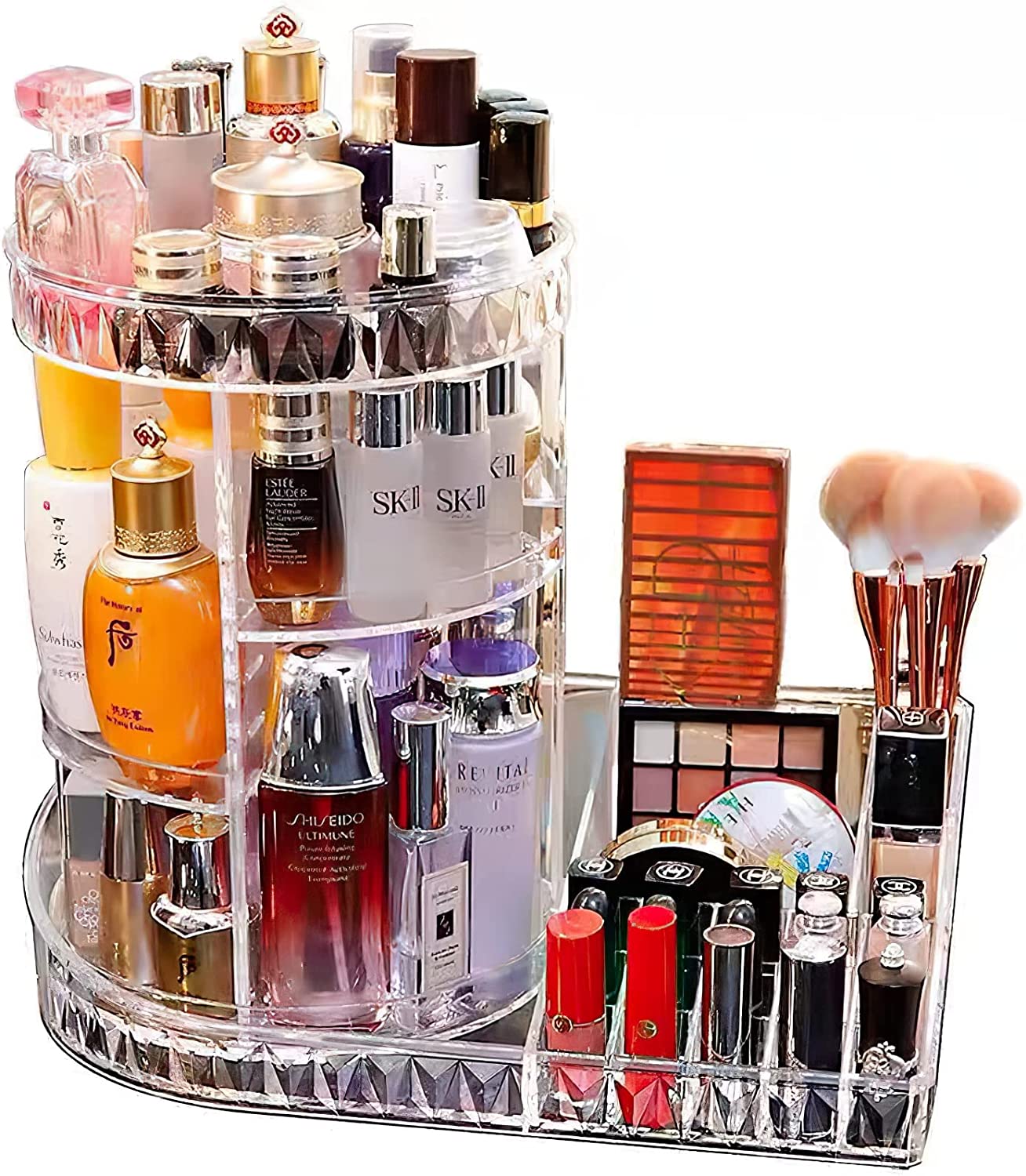 Acrylic Jewellery Storage Display Makeup Organizer-ring holder earring organizer necklace hanger