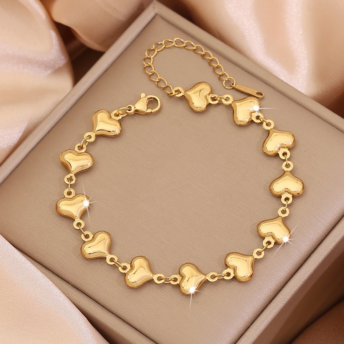 Love Flower Stainless Steel Bracelet Scallop Water Drop Cross Bracelet B616