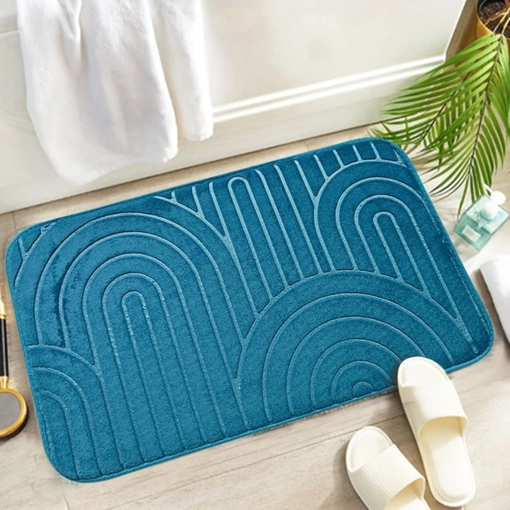 Concentric Arches Cashmere Bath Mat