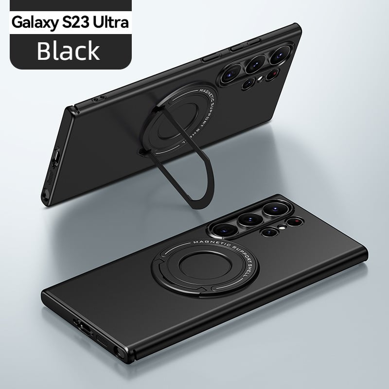 Matte Invisible Stand Magnetic Case For Samsung S23/ S23+/ S23 Ultra