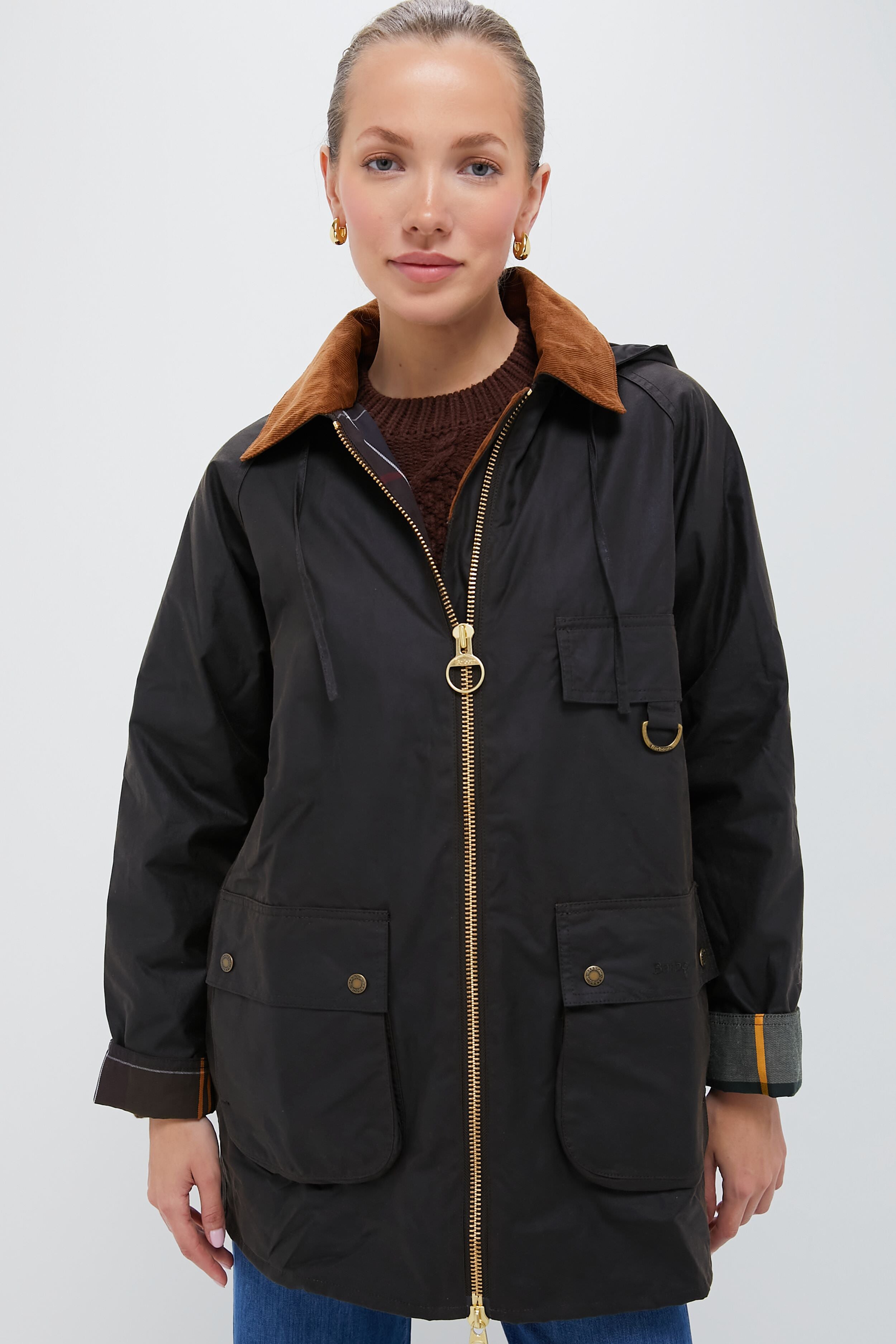 Olive Highclere Wax Jacket