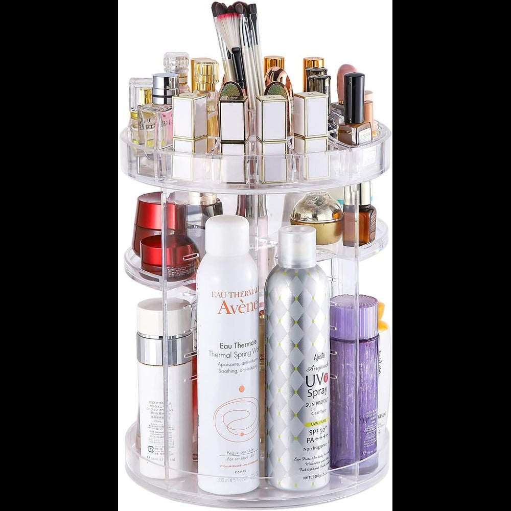 Makeup Organizer. Rotating Makeup Organizer