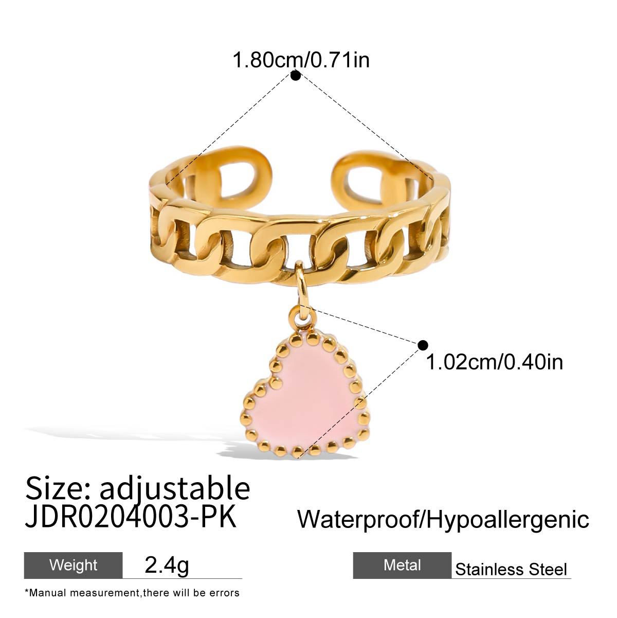 Stainless Steel Heart Earrings Earrings Female Design Niche Earrings Titanium Steel