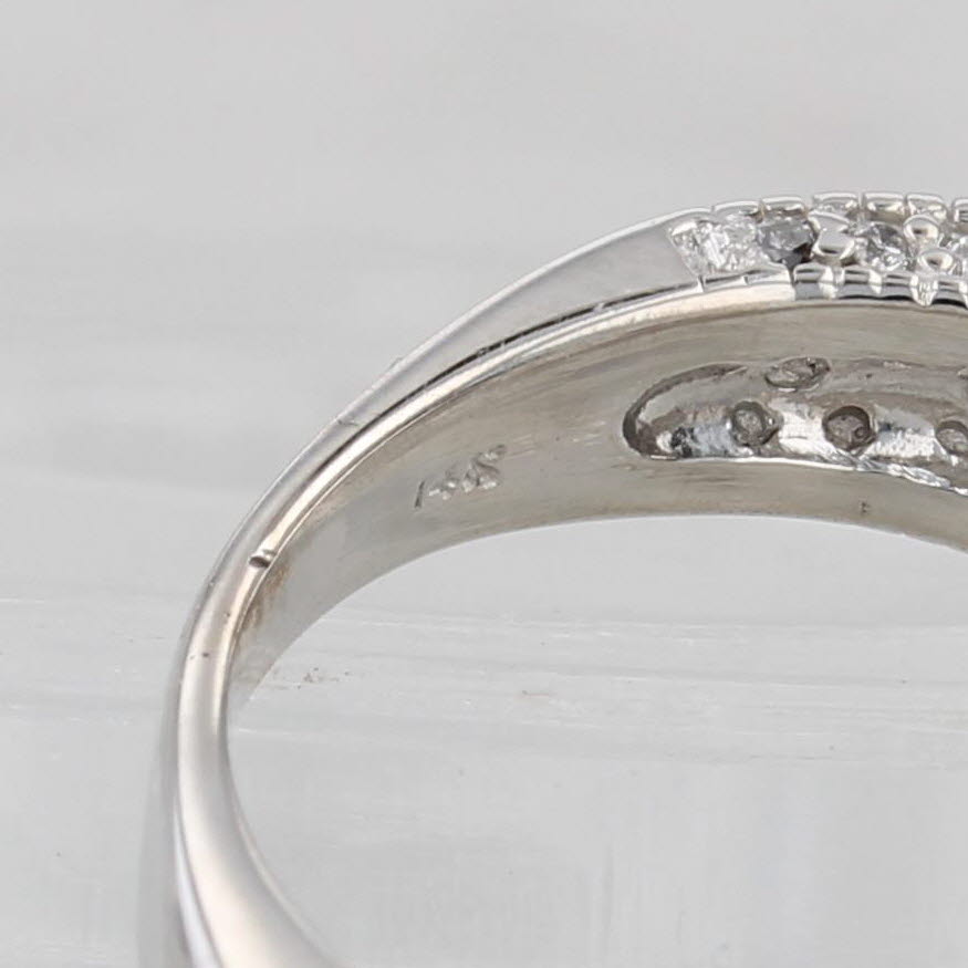 3cw Tanzanite Diamond Ring 14k White Gold Size 6.5 Engagement