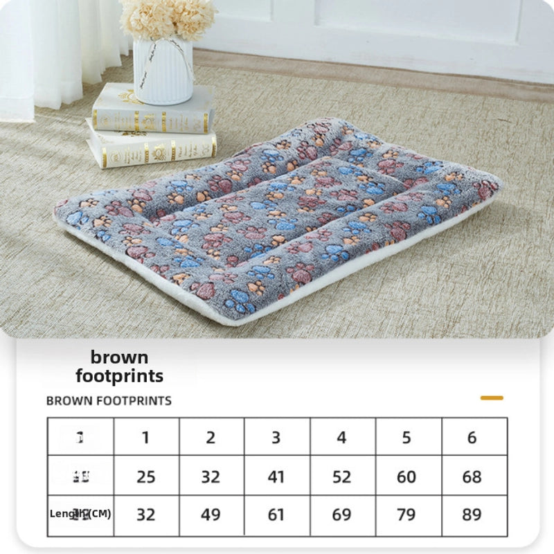 Pet Sleeping Mat Thickened Autumn And Winter Warm Mat Cat Dog Universal Blanket Mat Pet Mat