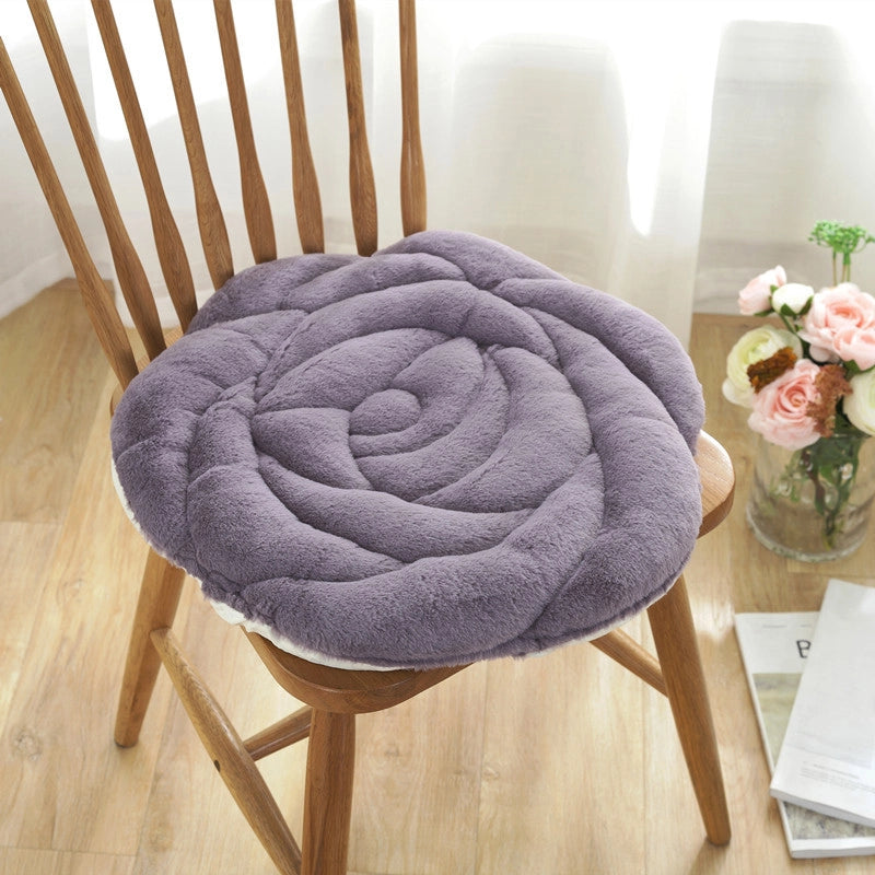 Minimalist Rose Solid Color Plush Seat Cushion Couch & Sofa Decor