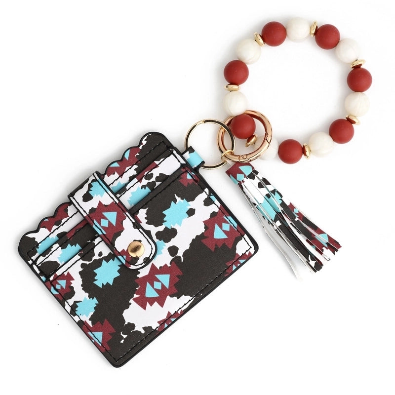 Women's Solid Color Pu Leather Open Card Holders