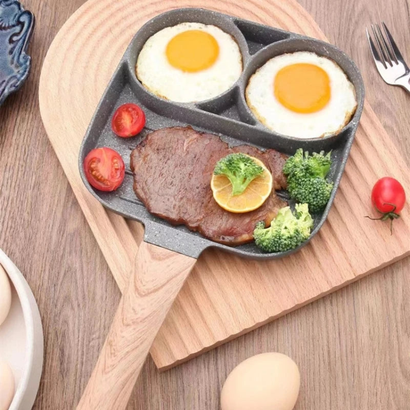 3IN1 MARBLE COATED FRYING PAN WITH GRILL