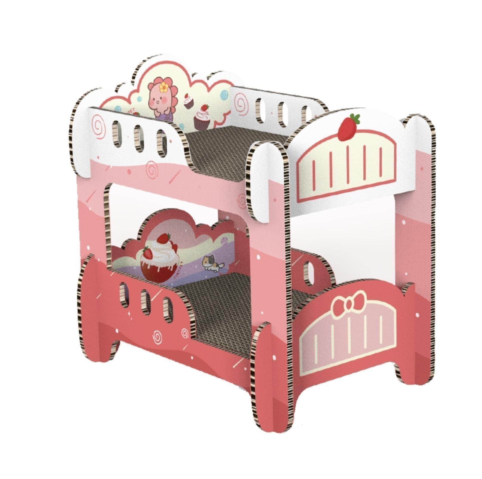 Tinypet Bunk Bed Scratching Board Cat Scratcher