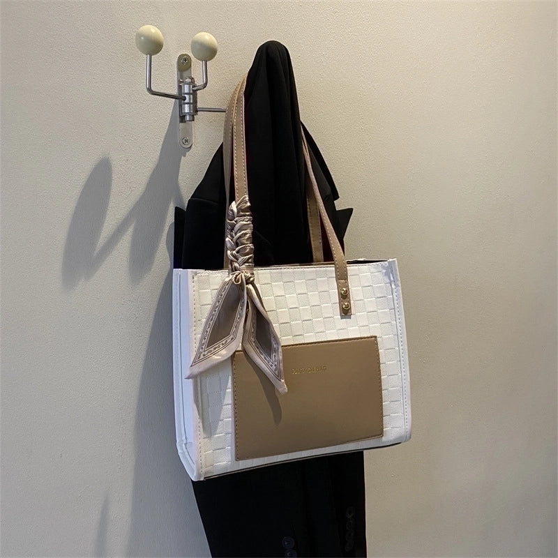 Women's Large All Seasons Pu Leather Fashion Tote Bag
