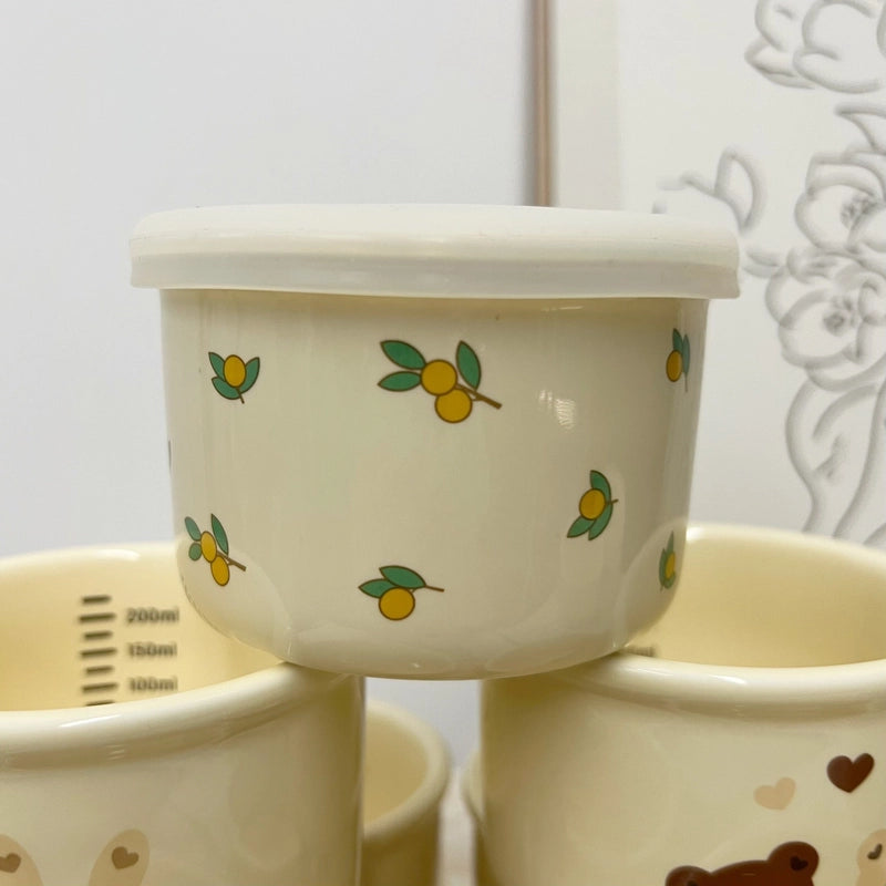 Ceramic Insulation Preservation Silicone Cover With Scale Tableware