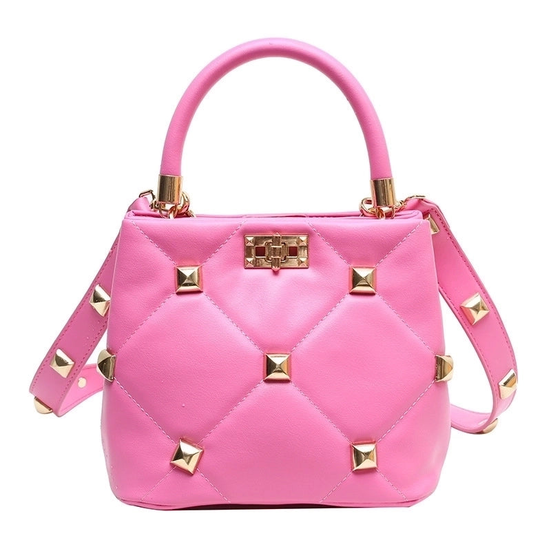 Medium Pu Leather Streetwear Square Bag