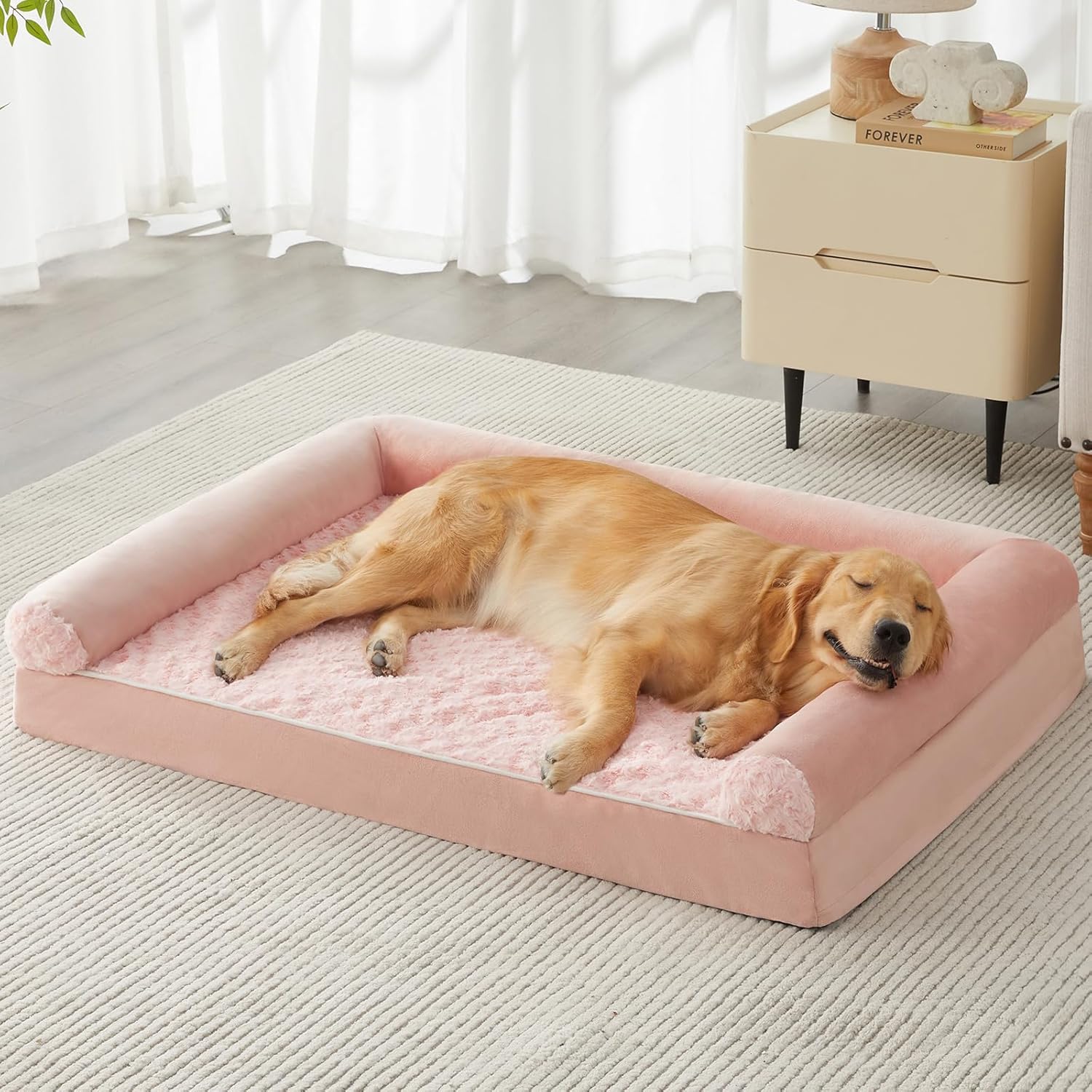 Comfort Sofa Dog Bed With Washable Cover