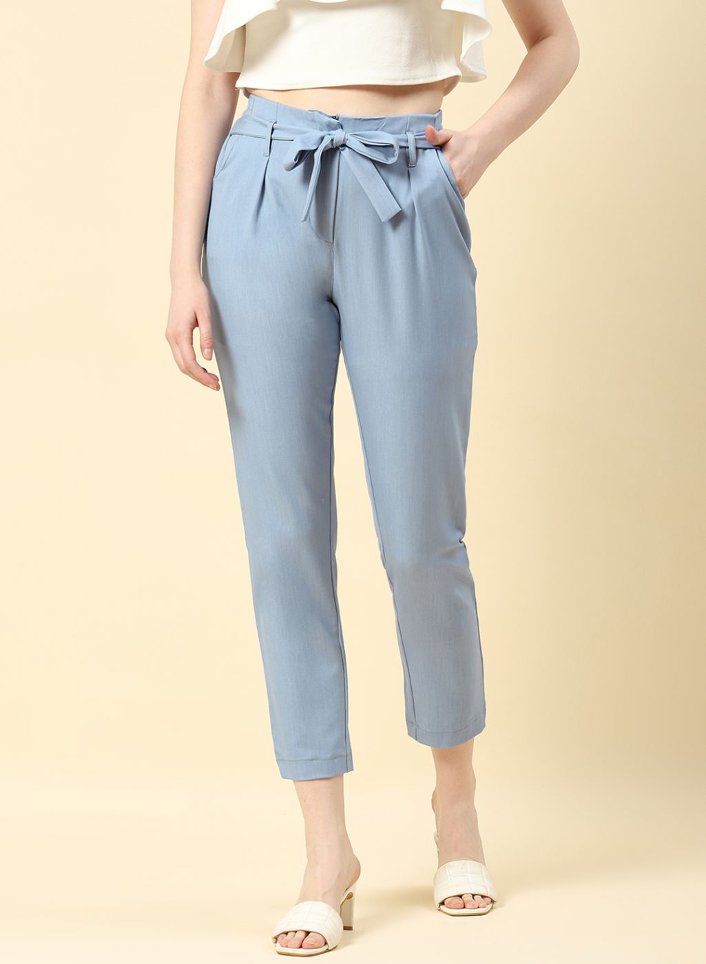 Women Blue Regular Fit Lower