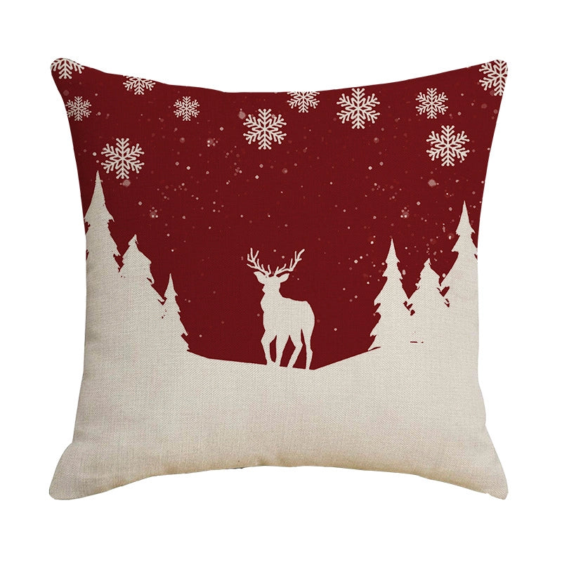 Fashion Letter Elk Polyester Pillow Cases