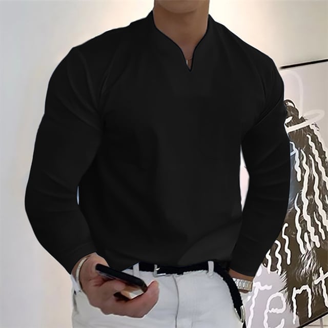 🔥Last day 49% off - Men's Loose Casual Long Sleeve Top-BUY 2 Free Shipping🔥