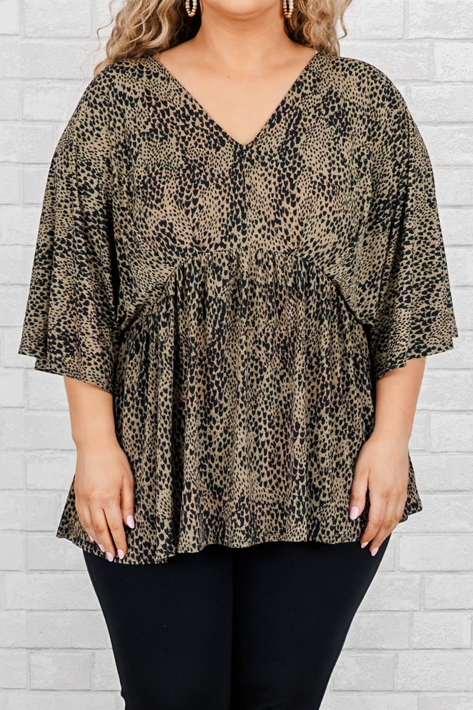 Something To Lose Top. Olive