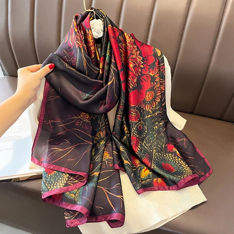Fashion Silk Scarf (707 Main Color) Nhcj0164-707 Main Color