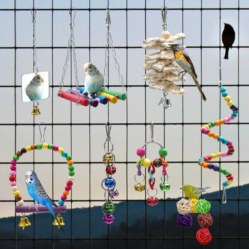 13 Pieces Bird Toys